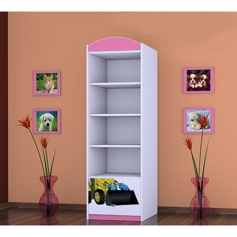 Garvin 1 Door Wardrobe, Pink