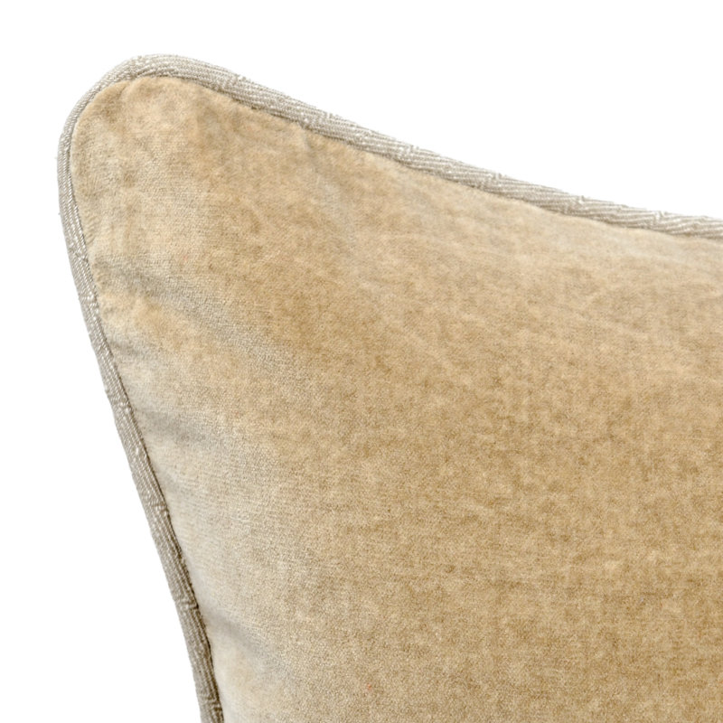 Harriet Pillow Cover & Insert, Rectangle 14"H x 20"W, Wheat