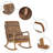 Chastine Upholstered Rocking Chair