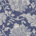 Blue Floral 100% Polyester,