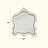 Pearl White Finish Mirror