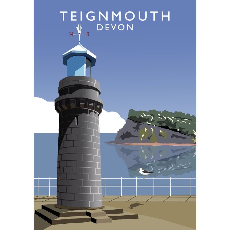 'Teignmouth 2' by Richard O'Neil - Print, No Frame, 40 cm H x 30 cm W x 1 cm D