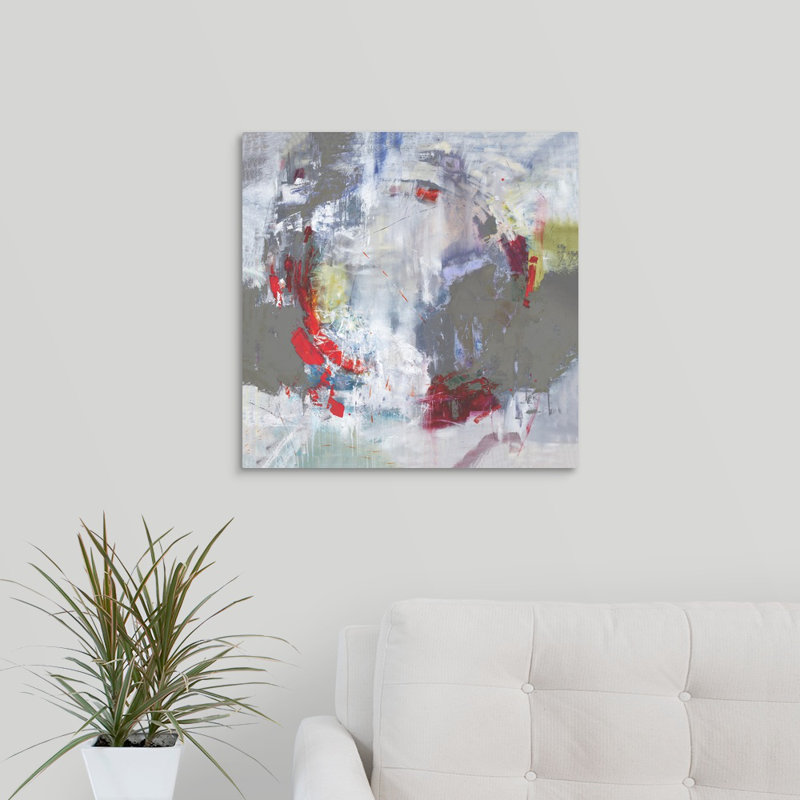 « stepping through ii », peinture sur toile, H 20 po x l 20 po x P 1,25 po, Toile tendue