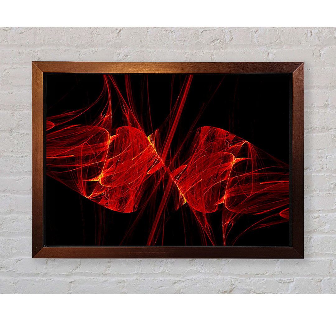 Gerahmtes Wandbild Red Emergance