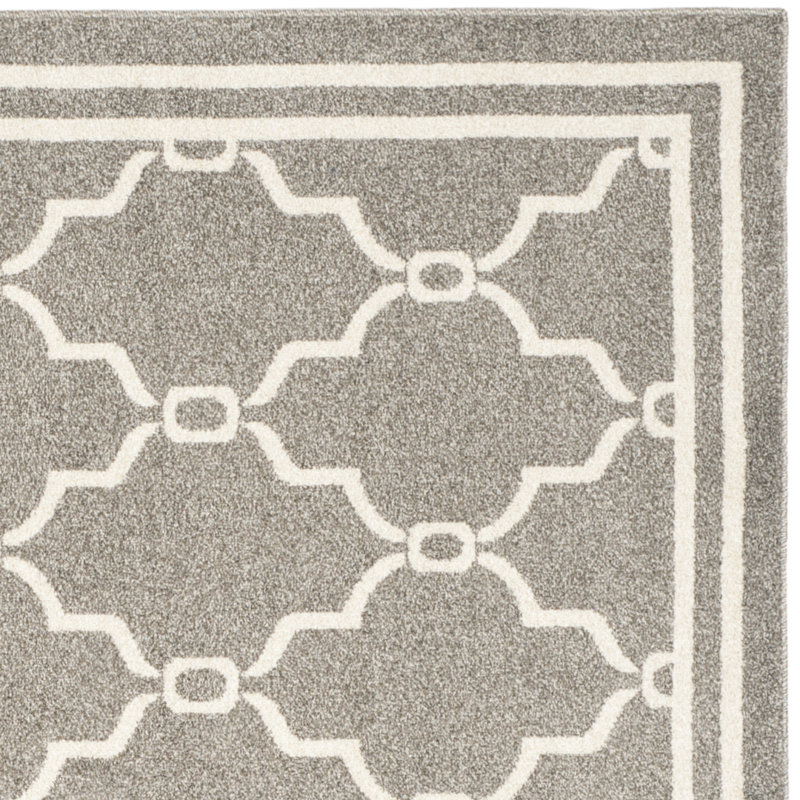 Tapis géométrique Clodfelter Performance, Carré 5 pi