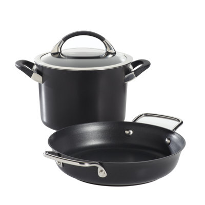 Symmetry Hard-Anodized 3 Piece Cookware Set