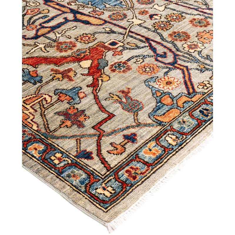 Serapi One-of-a-Kind 9' 1" X 11' 9" Hand Knotted Area Rug