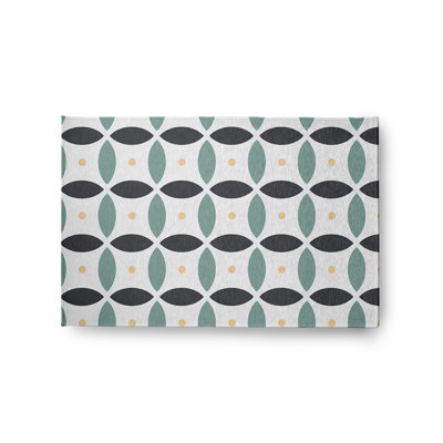 Subline Chenille Geometric Indoor Rug