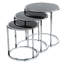 Orleans Glass Top Frame Nesting Tables