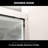 48"X76" Shower Enclosure Door, Semi- Bypass, Sliding, Bypass Sliding Door 48" W X 76" H, , Waterproof