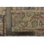 Tapis oriental rétro en laine nouée à la main beige 8 pi 4 po x 11 pi 7 po