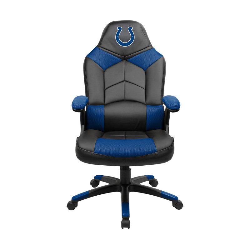 NFL Oversized Gaming Chair, Black/Blue and Indianapolis Coltsand