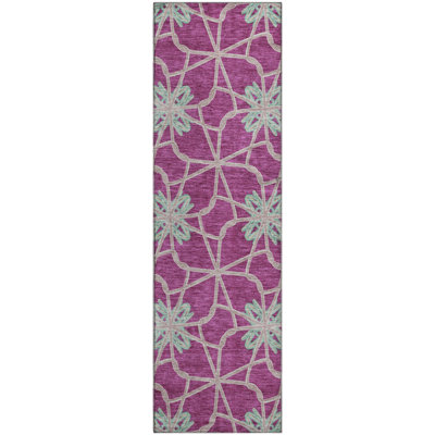 Premium Machine Washable Prisco Blush Rug