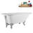 62" Streamline Clawfoot Tub,Tray,Drain, Clawfeet-101628984-102218228