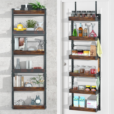 Freestanding Spice Rack with Adjustable Racks