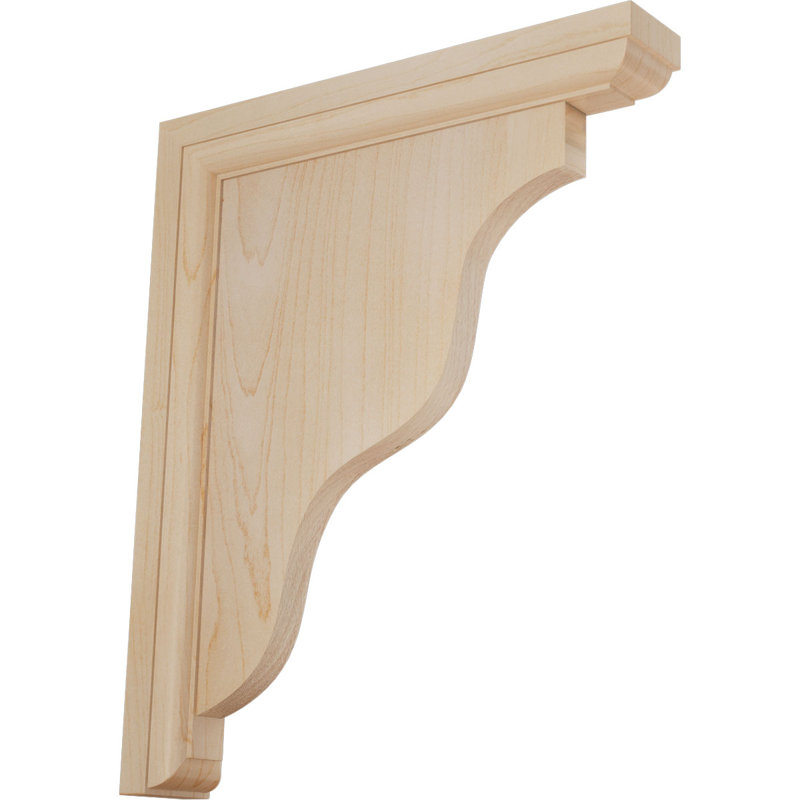 Support traditionnel Hamilton, Érable, H 11 po x l 1,5 po x P 9 po