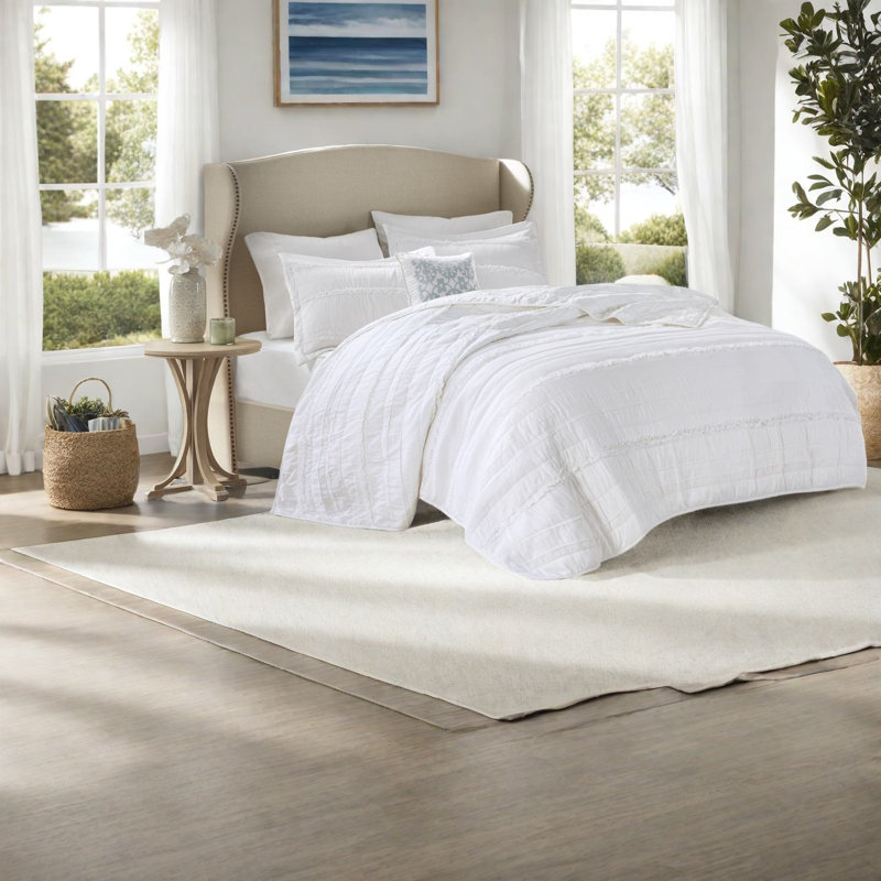 Elegant Reversible Bedding Sets, Microfiber Cotton, Shabby Chic King Size