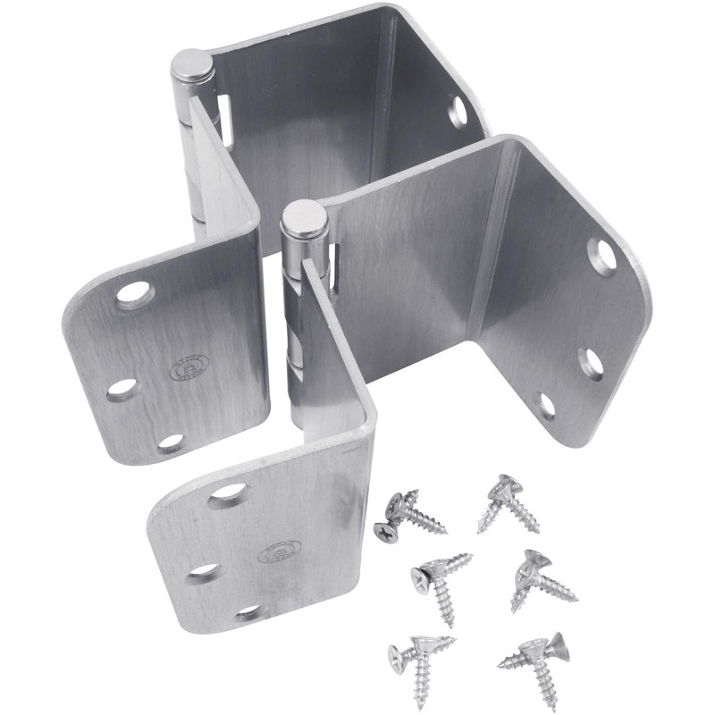 Charnière Swing Clear Offset, Chrome satiné