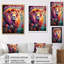 Lion Symbolic Majesty Symbolism II - Animals Wall Art Living Room-91348097-91348099