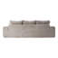 Canapé courbé en tissu 3 places Boucle-1759251615