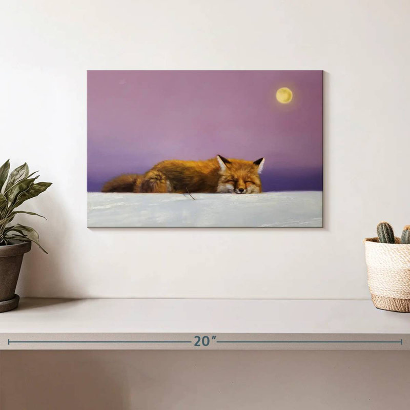 Brampt Dreamweaver Fox, 8" H x 12" W