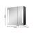 LED Mirror Medicine Cabinet with Defogger, Anti-Fog, and Dimmable Lights