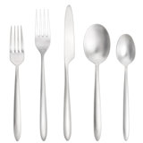 Velo 5 Piece 18/10 Stainless Steel Flatware Set, Service for 1