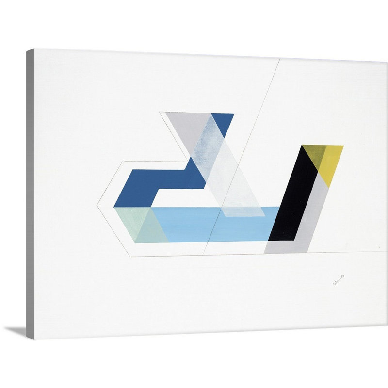 « interval notion ii », impression sur toile, Toile tendue, H 18 po x l 24 po x P 1,25 po
