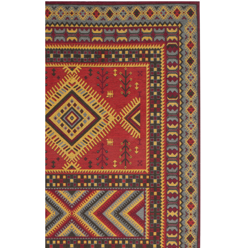 Aderito Performance Southwestern Rug, Square 6'