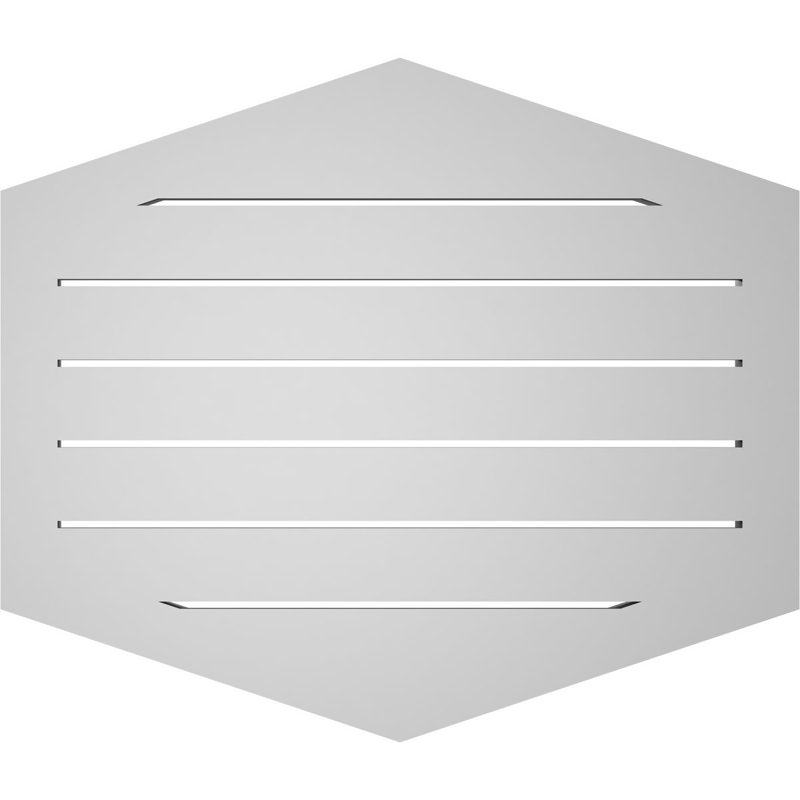 Pente verticale verticale en uréthane 4 pi, H 24 po x l 28 po x P 1,5 po