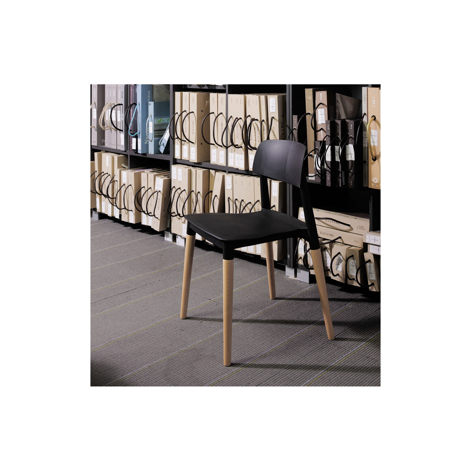 Jago Side Chair, 2, Black