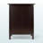 Marshall 1-Drawer Nightstand with Metal Handle in Brown finish, 24.85'' H X 18.65'' W X 14.85'' D