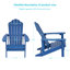 Chaise Adirondack en plastique Halstein-1409835307
