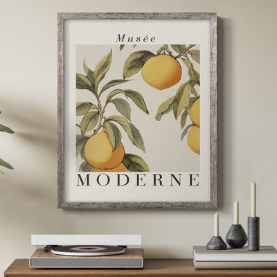Vintage Floral Print XXXVII Framed Print - Solid Wood