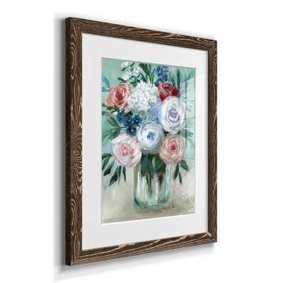 " Chalk Pastel Bouquet " Painting Print