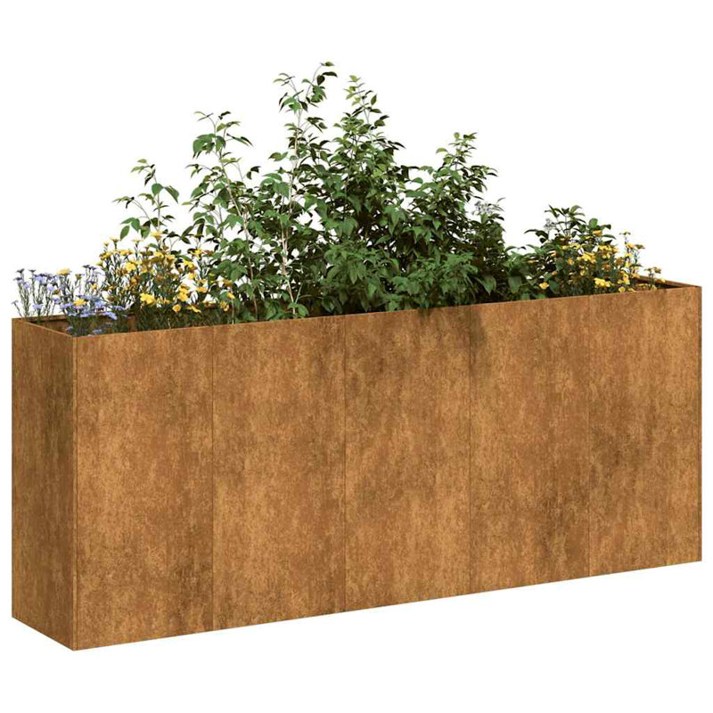 Grand pot à fleurs vidaXL, H 31,5 po x l 78,7 po x P 15,7 po