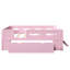 Lit plateforme simple en bois avec garde-corps et tiroir de rangement, lit plateforme pour enfants, rose-163515089-163515102