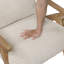 Chaise d'appoint rembourrée avec coussin-317353422