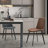Leather Dining Chairs Set, Upholstered Leather Modern Kitchen Chair, Dining Room Chair With Metal Legs-1912327615-1883518299