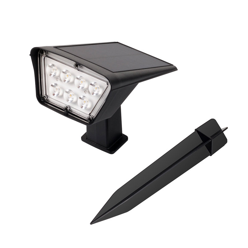 2-Pack Solar Powered Pathway Lights Dusk to Dawn 2 Modes, Cold White
