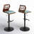 Laurenzio Swivel Upholstered Adjustable Height Counter Stool with Metal Frame-93570924-93570923