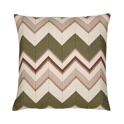 Mission Textured Chevron Indoor & Outdoor Woven Accent Pillow & Insert