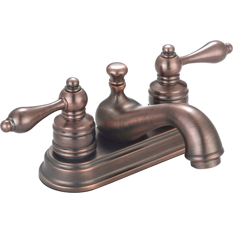 Castille 2-handle Bathroom Faucet with Drain Assembly, Vintage Bronze
