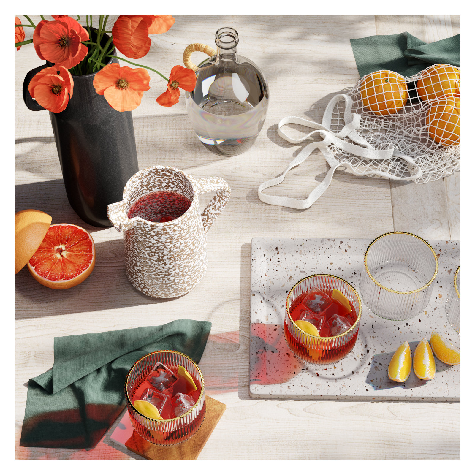 Set of 4 Warba Glasses