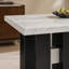 Ensemble de table de bar et tabouret de bar blanc MIKHA
