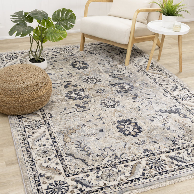 Oriental Indoor Rug, Rectangle 5'3" x 7'10"