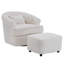 Chaise pivotante avec repose-pieds (chaise incluse seulement)