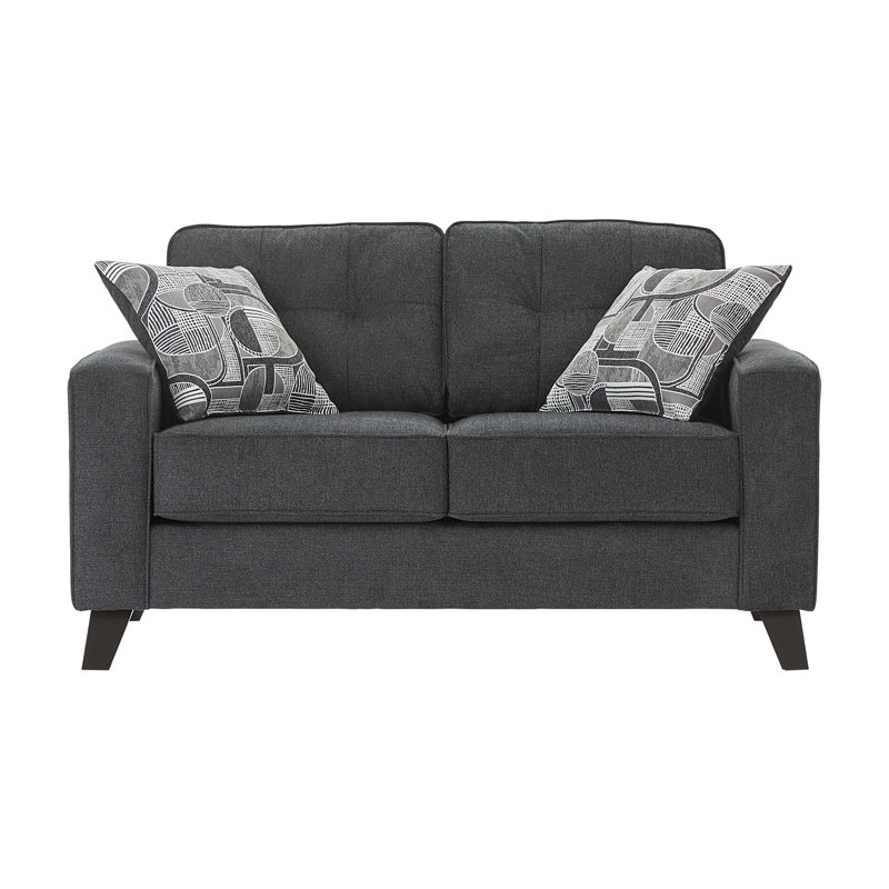 Causeuse Hughes Furniture 23300, ardoise Fairlane, Ardoise Fairlane