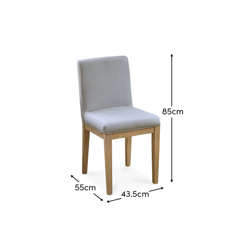 45cm H Solid Wood Accent, Whitewash, Fawn