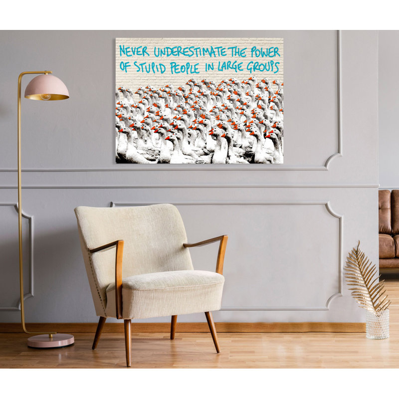 Never Underestimate by Masterfunk Collective - Wrapped Canvas Print, 50cm H x 70cm W